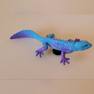 Blue & Purple Lizard Shoe Charm For Crocs And Clogs